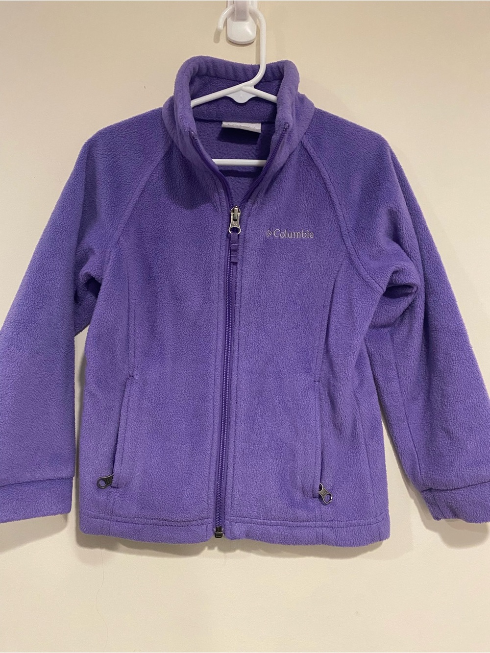 Columbia Kids Purple Full-Zip Fleece Jacket